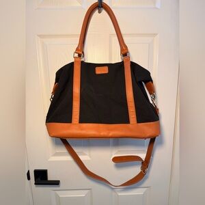Elegant Black and Tan Women's Tote Bag